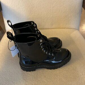 Black Combat Boots Size 7